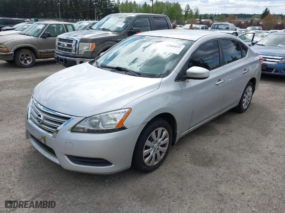 2014 Nissan Sentra SV with VIN 3N1AB7AP1EY240533, listed as a IAAI auction lot 42089051 with 114,389 mi miles. Bid and sale history available at carsss.com. Image 2.