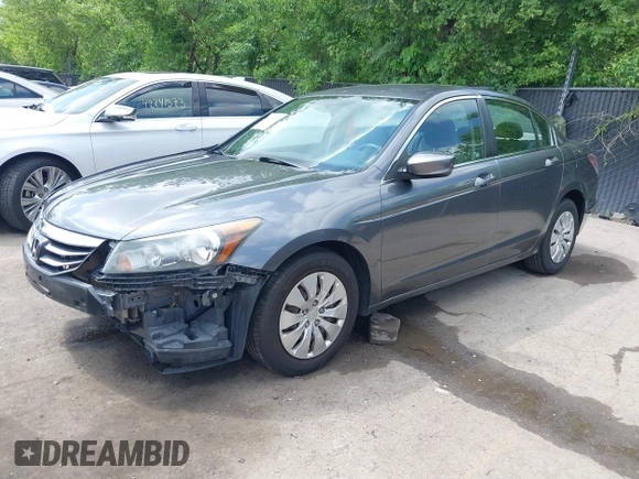 2011 Honda Accord LX with VIN 1HGCP2F31BA041385, listed as a IAAI auction lot 42271250 with 180,009 mi miles and . Bid and sale history available at DreamBid. Image 2.