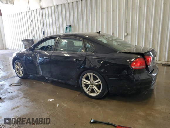 2014 Volkswagen Passat S w/Nav with VIN 1VWAP7A32EC021663, listed as a Copart auction lot 48789655 with 162,222 mi miles and Non Repairable. Bid and sale history available at carsss.com. Image 2.