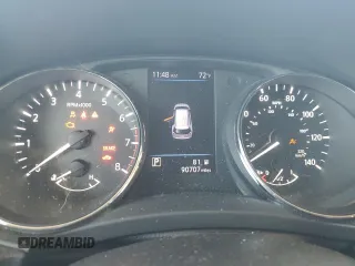2018 Nissan Rogue SV with VIN 5N1AT2MT3JC758566, listed as a Copart auction lot 49617915 with 90,707 mi miles and Salvage Title. Bid and sale history available at carsss.com. Image 9.