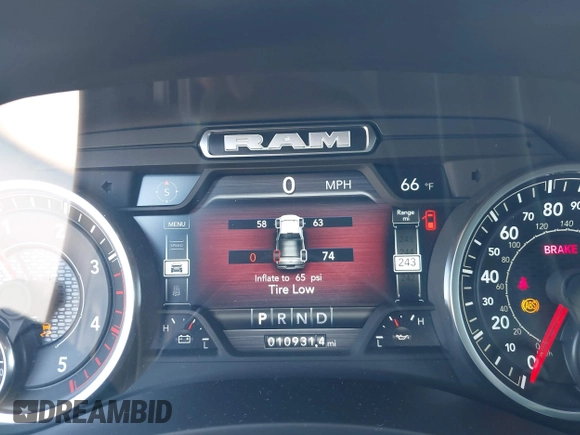2024 Ram 2500 Laramie with VIN 3C6UR5FL5RG231403, listed as a IAAI auction lot 41995872 with 10,931 mi miles and . Bid and sale history available at DreamBid. Image 7.