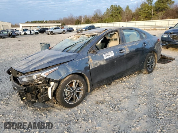 2023 Kia Forte LXS with VIN 3KPF24AD2PE655162, listed as a Copart auction lot 85449114 with 14,730 mi miles and Salvage Title. Bid and sale history available at carsss.com. Image 1.