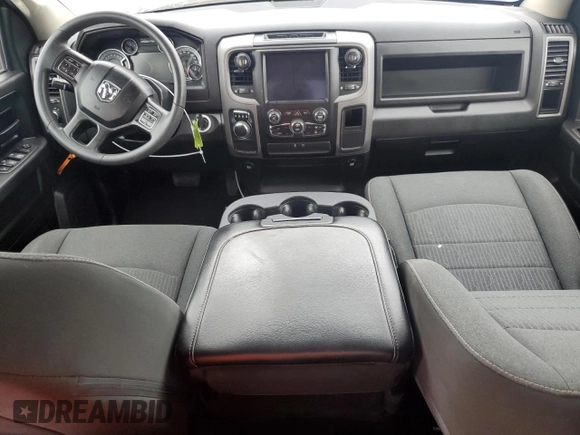 2021 Ram 1500 Classic Tradesman with VIN 1C6RR6FT9MS534620, listed as a Copart auction lot 59203304 with 0 mi miles and Salvage Title. Bid and sale history available at carsss.com. Image 8.