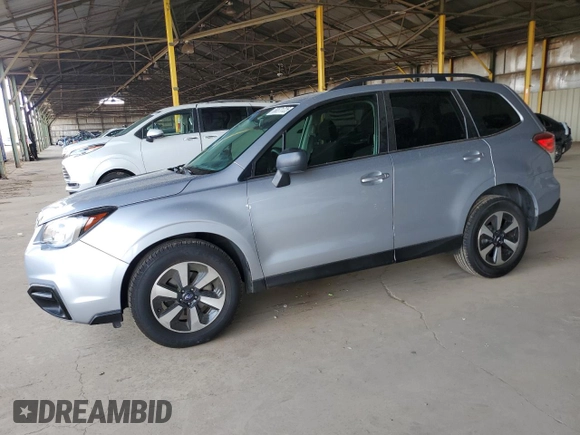 2018 Subaru Forester z VIN JF2SJABC5JH589120, wystawiony jako Copart lot #56571725 z przebiegiem 39 541 mil mil oraz Szkody całkowita. Historia ofert i sprzedaży dostępna na DreamBid. Obrazek 1.