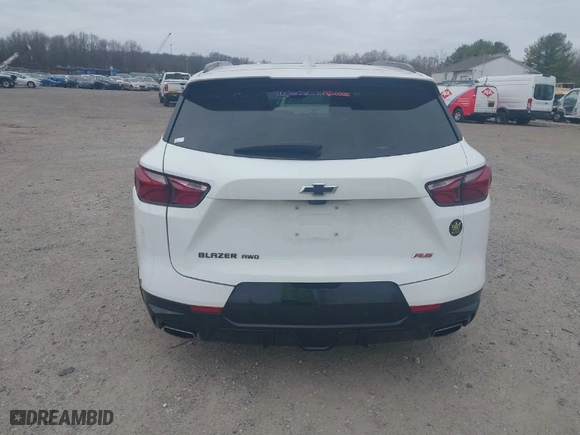 2019 Chevrolet Blazer RS with VIN 3GNKBJRSXKS687147, listed as a IAAI auction lot 41786346 with 97,751 mi miles. Bid and sale history available at carsss.com. Image 16.