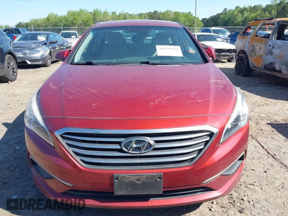 2016 Hyundai Sonata 2.4L SE with VIN 5NPE24AF7GH334761, listed as a IAAI auction lot 41979132 with 139,854 mi miles. Bid and sale history available at carsss.com. Image 12.