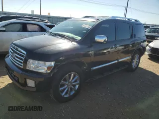 2010 Infiniti QX56 with VIN 5N3ZA0NF3AN908158, listed as a Copart auction lot 84108214 with Not provided miles and Salvage title. Bid and sale history available at DreamBid. Image 1.