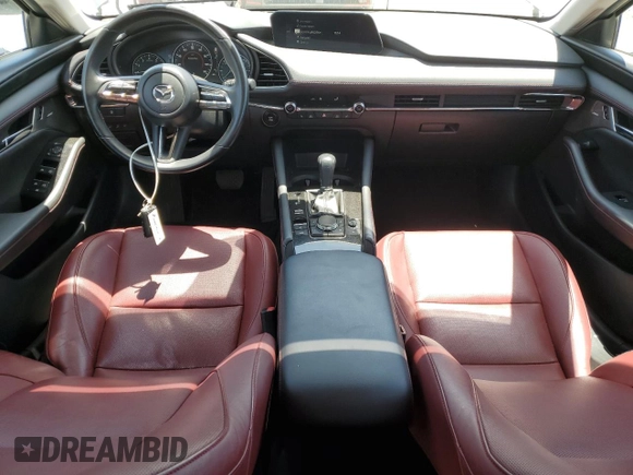 2022 Mazda 3 Carbon Edition with VIN JM1BPACL6N1507664, listed as a Copart auction lot 57847125 with 34,258 mi miles and Salvage title. Bid and sale history available at DreamBid. Image 8.