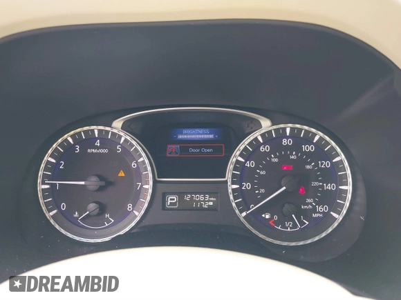 2014 Infiniti QX60 with VIN 5N1AL0MM3EC529582, listed as a IAAI auction lot 41844458 with 127,063 mi miles and . Bid and sale history available at carsss.com. Image 7.