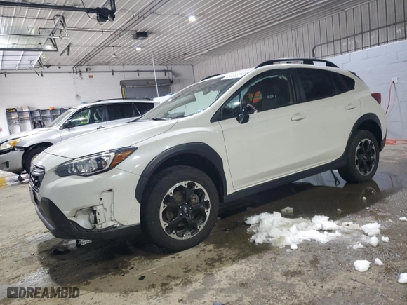 2023 Subaru Crosstrek Premium with VIN JF2GTAPC6P8267751, listed as a Copart auction lot 45866325 with 34,505 mi miles and Salvage Title. Bid and sale history available at carsss.com. Image 1.