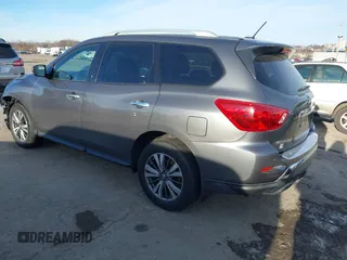 2017 Nissan Pathfinder SL with VIN 5N1DR2MM5HC909163, listed as a IAAI auction lot 41295750 with 72,617 mi miles. Bid and sale history available at carsss.com. Image 3.