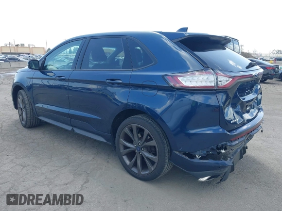 2017 Ford Edge Sport with VIN 2FMPK4AP1HBB17135, listed as a IAAI auction lot 41958589 with 84,616 mi miles. Bid and sale history available at carsss.com. Image 3.