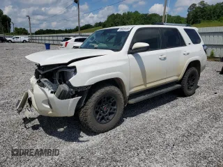 2021 Toyota 4Runner SR5 with VIN JTEMU5JRXM5915622, listed as a Copart auction lot 56334495 with 109,774 mi miles and Salvage title. Bid and sale history available at DreamBid. Image 1.