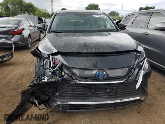 2022 Toyota Venza LE with VIN JTEAAAAH0NJ105324, listed as a Copart auction lot 64194244 with 63,812 mi miles and Salvage Title. Bid and sale history available at carsss.com. Image 5.