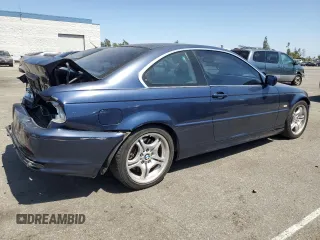 2003 BMW 3 Series 330Ci z VIN WBABN53463PH05144, wystawiony jako Copart lot #58390135 z przebiegiem 210 356 mil mil oraz Szkoda całkowita • Salvage title. Historia ofert i sprzedaży dostępna na DreamBid. Obrazek 3.
