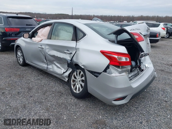 2018 Nissan Sentra SV with VIN 3N1AB7AP2JL624330, listed as a IAAI auction lot 41908887 with 79,473 mi miles. Bid and sale history available at carsss.com. Image 3.