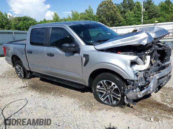2023 Ford F-150 XL with VIN 1FTEW1EP5PKD03418, listed as a Copart auction lot 58406895 with 58,539 mi miles and Clean title. Bid and sale history available at DreamBid. Image 4.
