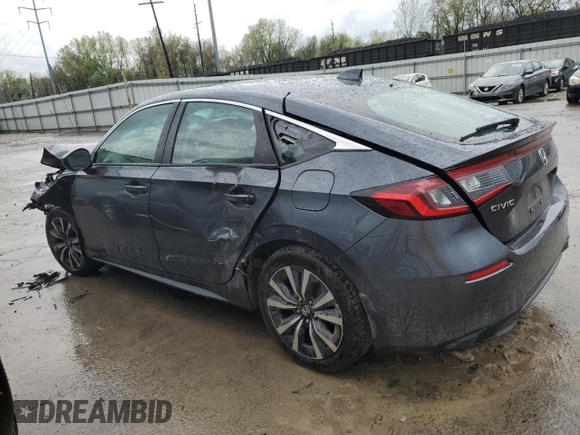 2024 Honda Civic EX-L z VIN 19XFL1H79RE018851, wystawiony jako Copart lot #54382485 z przebiegiem Nie podano mil oraz Szkoda całkowita • Salvage title. Historia ofert i sprzedaży dostępna na DreamBid. Obrazek 2.