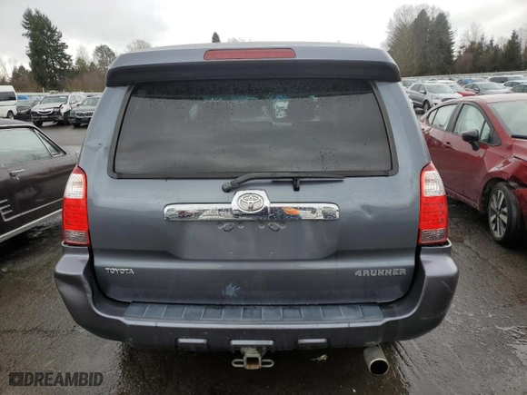 2007 Toyota 4Runner SR5 with VIN JTEBU14R070128613, listed as a Copart auction lot 44547595 with 172,453 mi miles and Salvage Title. Bid and sale history available at carsss.com. Image 6.