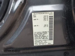 2015 Nissan Altima S with VIN 1N4AL3AP6FC269223, listed as a IAAI auction lot 42060581 with 144,335 mi miles and . Bid and sale history available at carsss.com. Image 9.