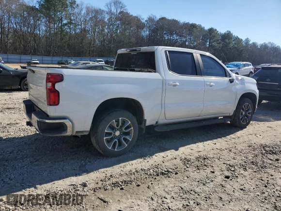 2021 Chevrolet Silverado 1500 LT with VIN 3GCUYDED4MG191565, listed as a Copart auction lot 89302975 with 113,808 mi miles and Salvage Title. Bid and sale history available at carsss.com. Image 3.