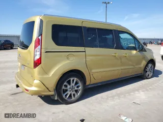 2014 Ford Transit Connect Wagon XLT with VIN NM0GE9F7XE1157901, listed as a Copart auction lot 45498225 with 181,520 mi miles and Salvage Title. Bid and sale history available at carsss.com. Image 3.