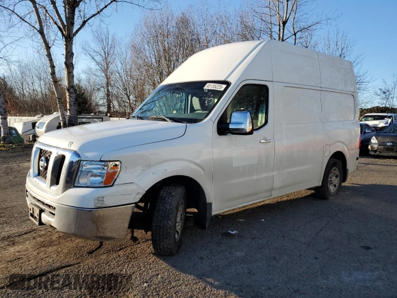 2012 Nissan NV SV z VIN 1N6BF0LY9CN116777, wystawiony jako Copart lot #45155225 z przebiegiem 159 708 mil mil oraz Szkoda całkowita • Salvage title. Historia ofert i sprzedaży dostępna na DreamBid. Obrazek 1.