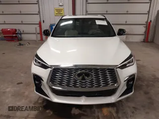 2023 Infiniti QX55 Essential with VIN 3PCAJ5KR3PF121093, listed as a IAAI auction lot 42286924 with 26,165 mi miles and . Bid and sale history available at DreamBid. Image 12.