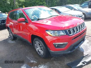 2020 Jeep Compass Latitude with VIN 3C4NJCBB2LT205894, listed as a IAAI auction lot 42284889 with 85,588 mi miles and . Bid and sale history available at DreamBid. Image 1.