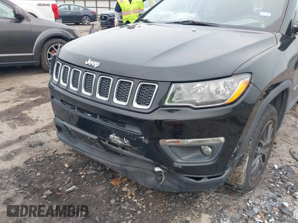 2017 Jeep Compass Latitude с VIN 3C4NJDBB8HT624894, выставлен на аукционе IAAI как лот 41456100 с пробегом 84 873 миль миль и . История ставок и продаж доступна на DreamBid. Изображение 6.