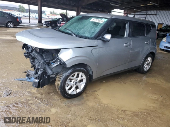 2023 Kia Soul LX with VIN KNDJ23AU1P7854093, listed as a Copart auction lot 85155284 with 48,698 mi miles and Salvage Title. Bid and sale history available at carsss.com. Image 1.