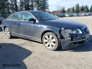 2007 Audi A6 3.2L with VIN WAUDH74F77N091988, listed as a IAAI auction lot 41753422 with 106,158 mi miles. Bid and sale history available at carsss.com. Image 1.