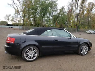 2007 Audi S4 with VIN WUARL48H87K901344, listed as a Copart auction lot 74111714 with 122,087 mi miles and Clean Title. Bid and sale history available at carsss.com. Image 3.