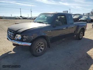 2002 Ford Ranger XL Fleet with VIN 1FTYR44UX2TA29455, listed as a Copart auction lot 46596235 with 115,901 mi miles and Salvage Title. Bid and sale history available at carsss.com. Image 1.
