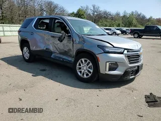 2023 Chevrolet Traverse LS with VIN 1GNEVFKWXPJ286530, listed as a Copart auction lot 69405684 with 12,334 mi miles and Salvage Title. Bid and sale history available at carsss.com. Image 12.