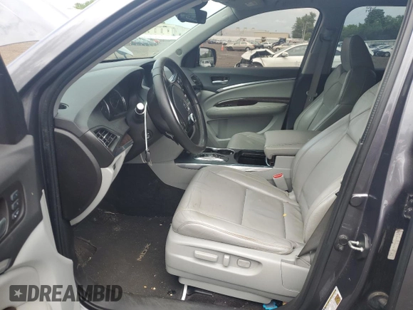 2018 Acura MDX with VIN 5J8YD4H36JL020199, listed as a Copart auction lot 58583595 with 112,602 mi miles and Salvage title. Bid and sale history available at DreamBid. Image 7.