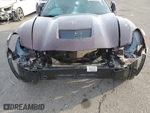 2017 Chevrolet Corvette Grand Sport 2LT with VIN 1G1YX2D75H5120935, listed as a Copart auction lot 84403624 with 0 mi miles and Salvage Title. Bid and sale history available at carsss.com. Image 11.