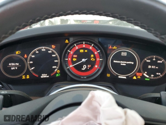 2020 Porsche 911 Carrera S with VIN WP0CB2A92LS262255, listed as a Copart auction lot 79292934 with 15,704 mi miles and Salvage Title. Bid and sale history available at carsss.com. Image 9.