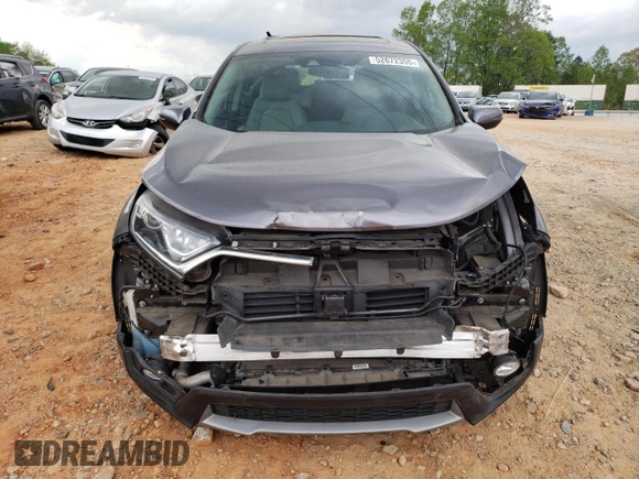 2017 Honda CR-V EX-L with VIN 7FARW1H87HE004506, listed as a Copart auction lot 52672355 with 43,519 mi miles and Salvage Title. Bid and sale history available at DreamBid. Image 5.
