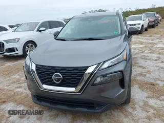 2021 Nissan Rogue S with VIN 5N1AT3AA7MC719752, listed as a IAAI auction lot 40639218 with 28,140 mi miles and . Bid and sale history available at DreamBid. Image 6.