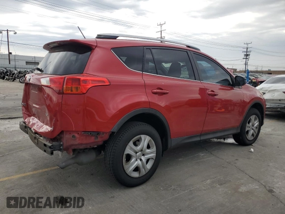 2014 Toyota RAV4 LE with VIN 2T3ZFREV6EW091549, listed as a Copart auction lot 59600405 with 98,939 mi miles and Salvage title. Bid and sale history available at DreamBid. Image 3.