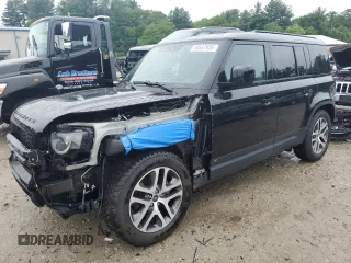2025 Land Rover Defender S with VIN SALEJ7EX5S2357868, listed as a Copart auction lot 60537935 with 5,505 mi miles and Salvage title. Bid and sale history available at DreamBid. Image 1.