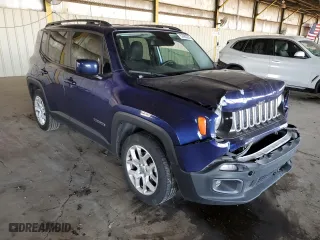 2017 Jeep Renegade Latitude with VIN ZACCJABBXHPG46800, listed as a Copart auction lot 52980265 with 88,460 mi miles and Salvage Title. Bid and sale history available at carsss.com. Image 4.