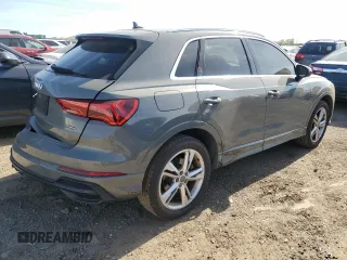 2020 Audi Q3 S line Prestige with VIN WA1FECF34L1106071, listed as a Copart auction lot 55766115 with 136,041 mi miles and Salvage title. Bid and sale history available at DreamBid. Image 3.