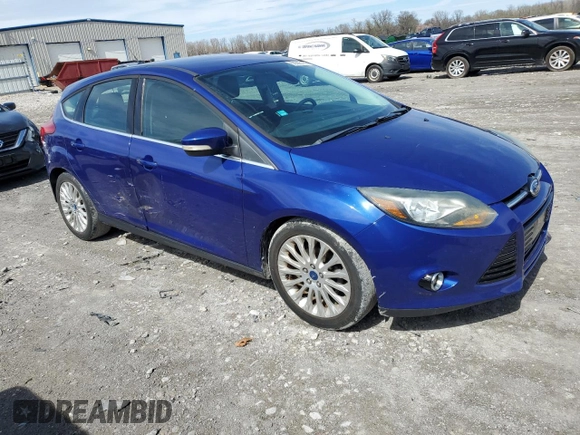 2012 Ford Focus Titanium with VIN 1FAHP3N23CL262467, listed as a Copart auction lot 50095155 with 97,785 mi miles and Salvage Title. Bid and sale history available at carsss.com. Image 4.