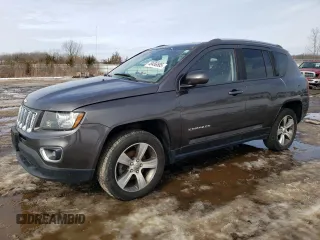 2016 Jeep Compass Latitude with VIN 1C4NJCEAXGD760221, listed as a Copart auction lot 46456585 with 104,900 mi miles and Clean Title. Bid and sale history available at carsss.com. Image 1.