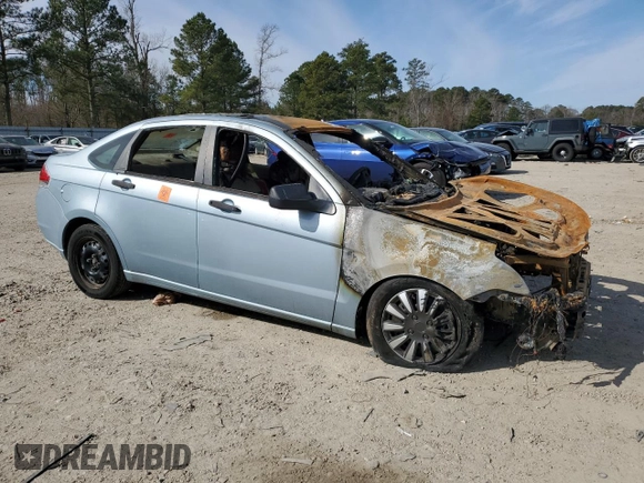 2008 Ford Focus S with VIN 1FAHP34N88W264717, listed as a Copart auction lot 47538965 with 0 mi miles and Salvage Title. Bid and sale history available at carsss.com. Image 4.