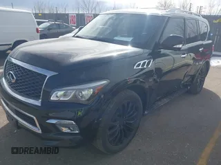2015 Infiniti QX80 with VIN JN8AZ2NF1F9572769, listed as a IAAI auction lot 41478820 with 143,892 mi miles and . Bid and sale history available at DreamBid. Image 2.