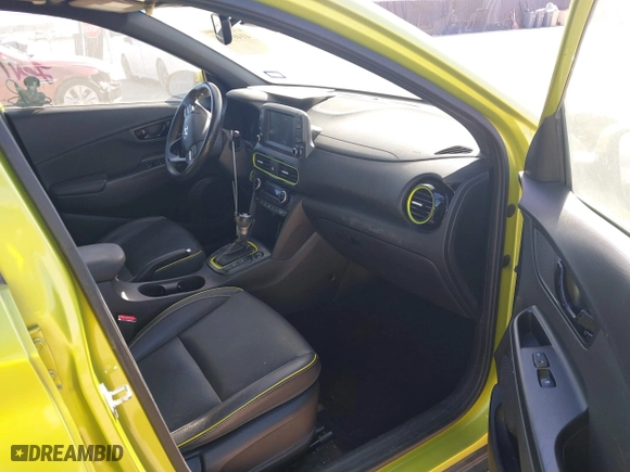 2019 Hyundai Kona Limited with VIN KM8K3CA51KU252116, listed as a IAAI auction lot 41409775 with 60,241 mi miles. Bid and sale history available at carsss.com. Image 5.