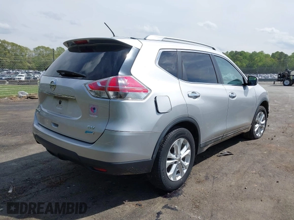 2014 Nissan Rogue SV with VIN 5N1AT2MTXEC838341, listed as a IAAI auction lot 42041538 with 177,311 mi miles and . Bid and sale history available at DreamBid. Image 4.
